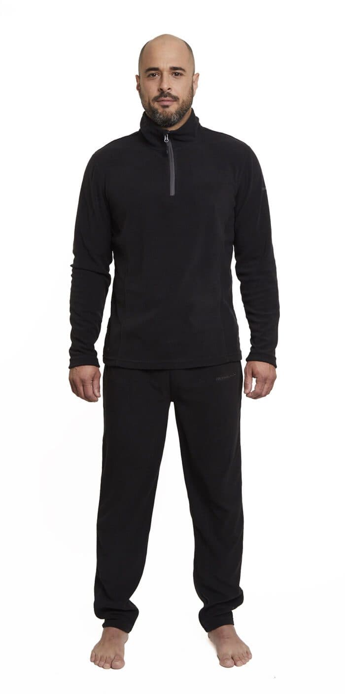 Capa Intermedia Negro Hombre
