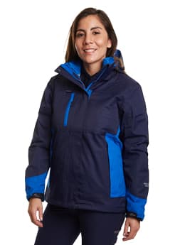 Parka 3 en 1 George Azul Mujer