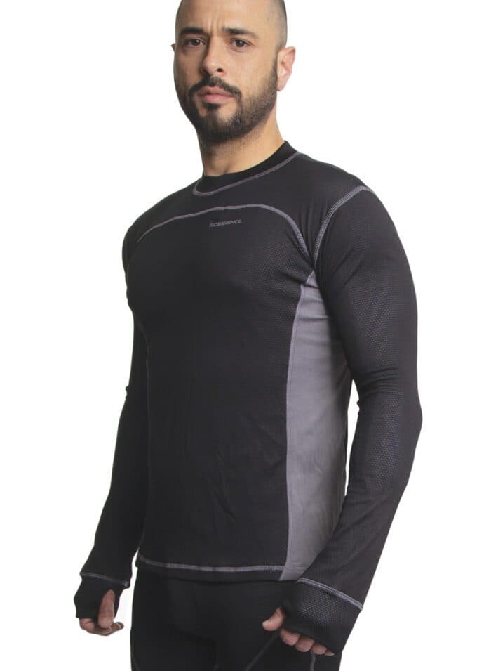 Primera Capa Polcool Unisex Negro hombre