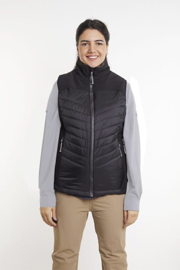 Parka sin Mangas Isa Negro Mujer