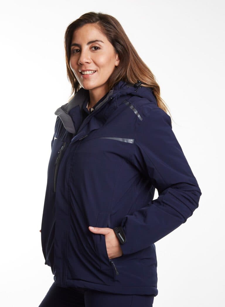 Parka Spandex Moto Azul