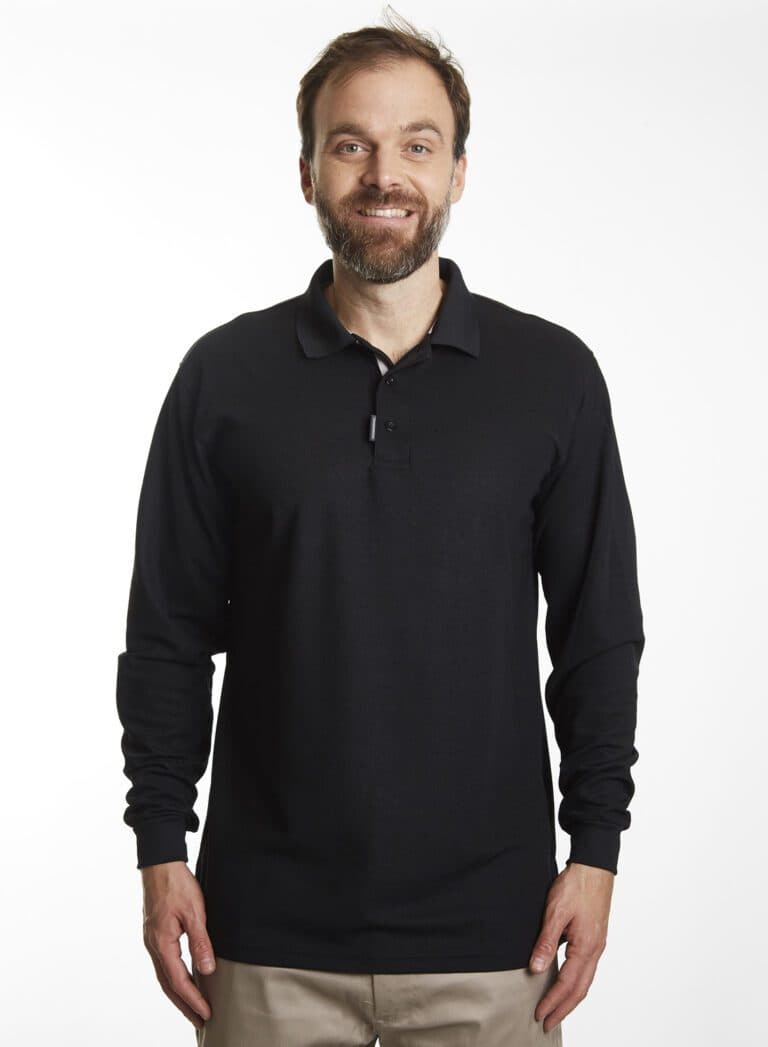 Polera Composición Piqué Negro