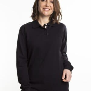 Polera Composición Piqué Negro